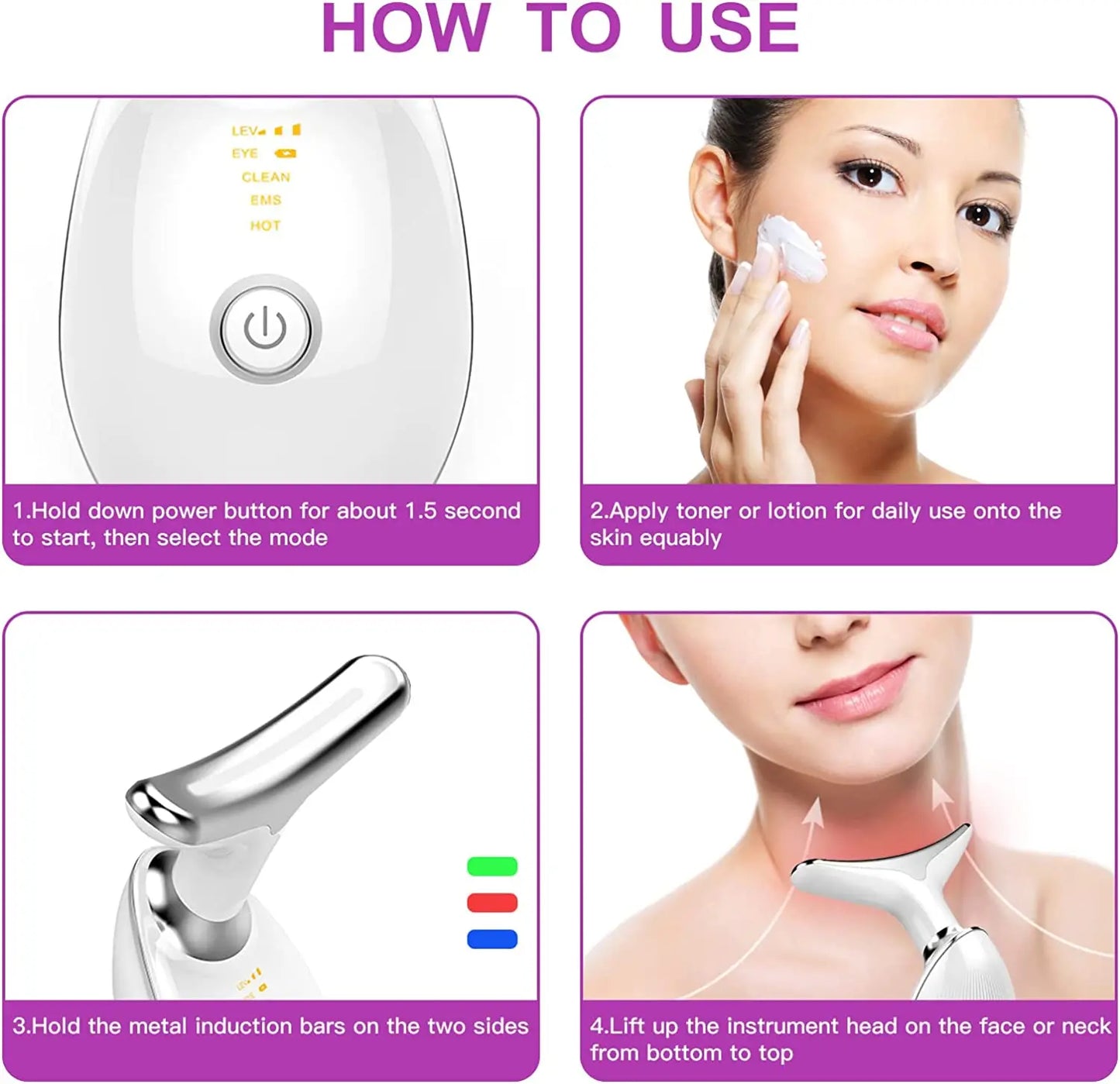 Lavish Luxe- Anti wrinkle Face and Neck Massager